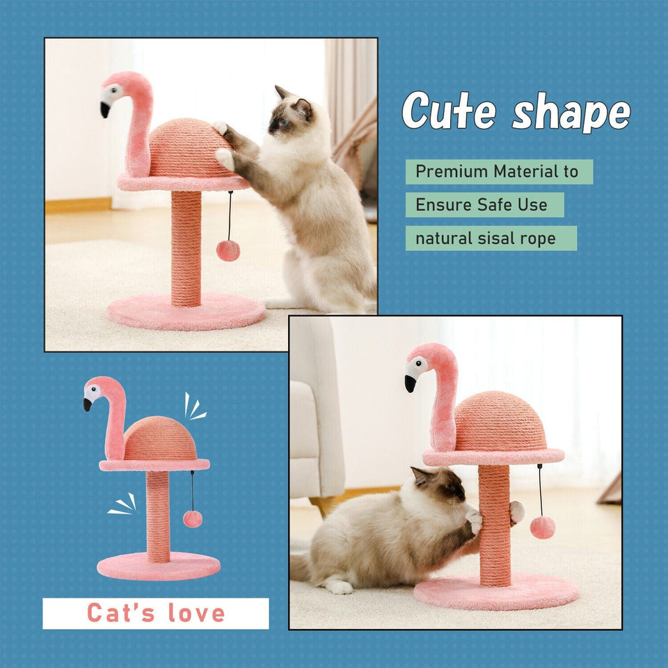 Cat Tree Palace - Cat Scratching Posts USA Cat Furniture Flamingo Cat Scratching/ Post / Tree / Pole - Pink