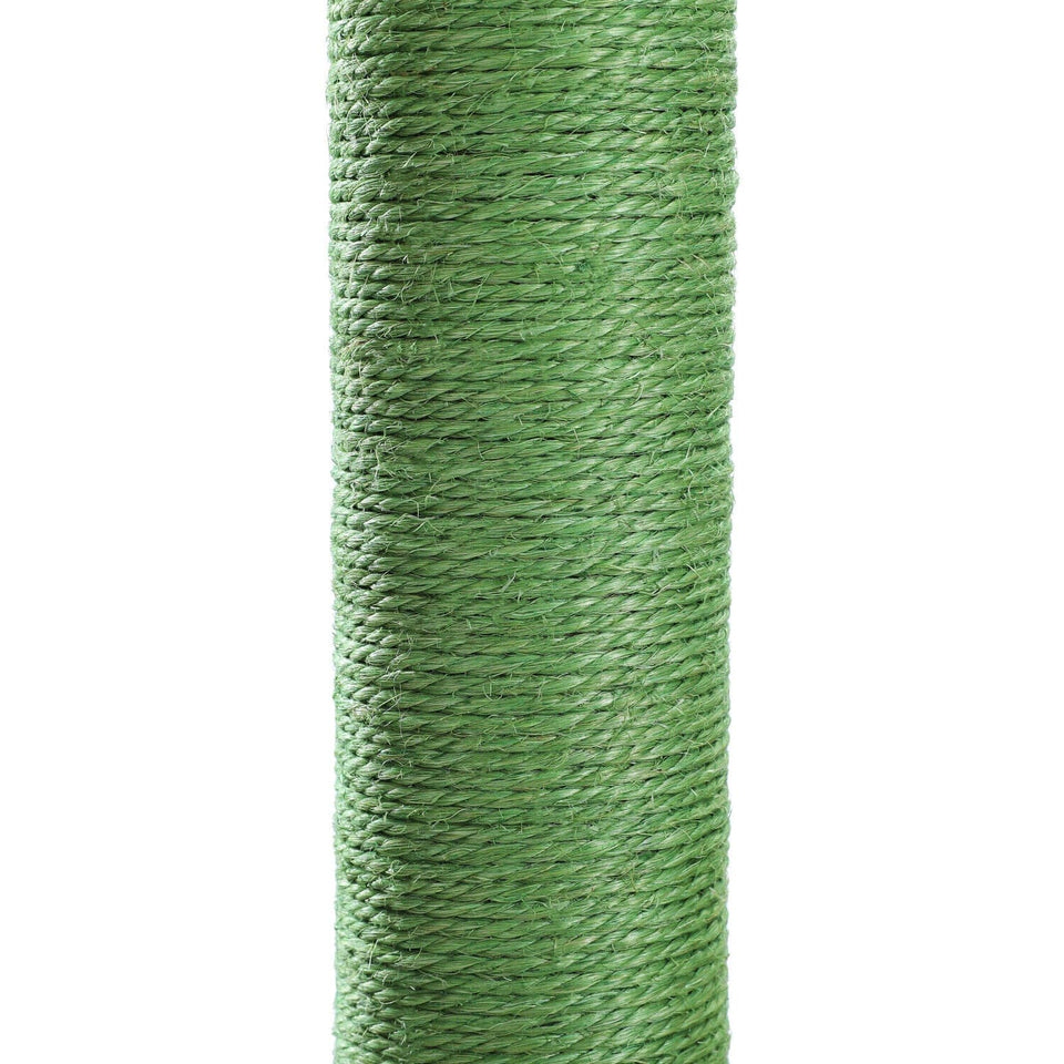 Cat Tree Palace - Cat Scratching Posts USA Cat Scratching Post Specialists | Cat Scratcher Trees & Poles 108" Cactus Adjustable Floor to Ceiling Cat Scratching Post / Tree / Pole - Green