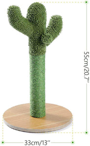 Cat Tree Palace - Cat Scratching Posts USA Cat Scratching Post Specialists | Cat Scratcher Trees & Poles 20.7" Cactus Cat Scratching Post / Tree / Pole - Green Buy 20.7" Cactus Cat Scratching Post / Tree / Pole - Green │ Cat Tree Palace