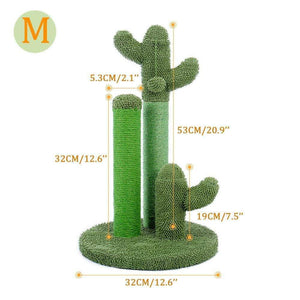 Cat Tree Palace - Cat Scratching Posts USA Cat Scratching Post Specialists | Cat Scratcher Trees & Poles 20.9" Cactus Cat Scratching Post / Tree / Pole - Brown Buy 20.9" Cactus Cat Scratching Post / Tree / Pole - Brown │ Cat Tree Palace
