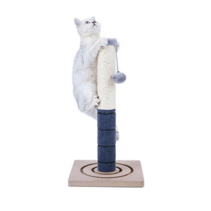 Cat Tree Palace - Cat Scratching Posts USA Cat Scratching Post Specialists | Cat Scratcher Trees & Poles 21.2" Cat Scratching Post / Tree / Pole - Navy Buy 21.2"  Cat Scratching Post / Tree / Pole - Navy │ Cat Tree Palace