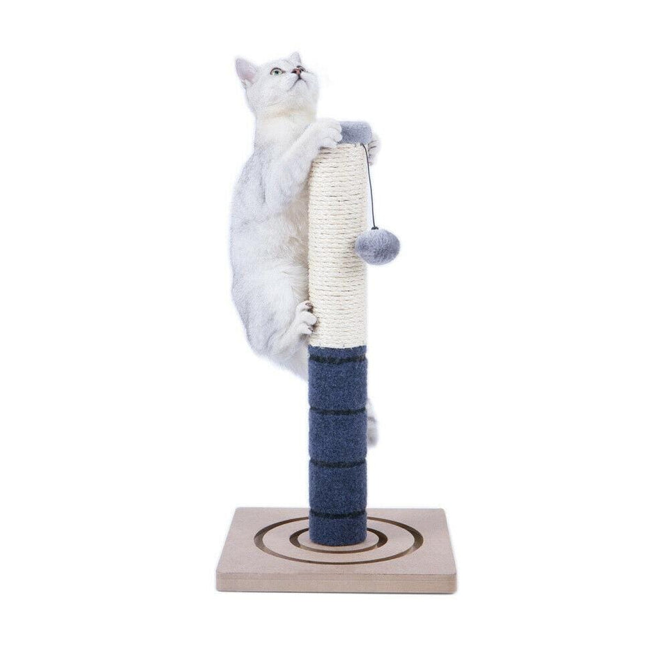 Cat Tree Palace - Cat Scratching Posts USA Cat Scratching Post Specialists | Cat Scratcher Trees & Poles 21.2" Cat Scratching Post / Tree / Pole - Navy Buy 21.2"  Cat Scratching Post / Tree / Pole - Navy │ Cat Tree Palace