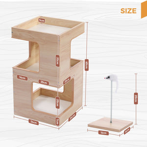 Cat Tree Palace - Cat Scratching Posts USA Cat Scratching Post Specialists | Cat Scratcher Trees & Poles 23" Cat Scratching Post / Tree / Pole Side Table
