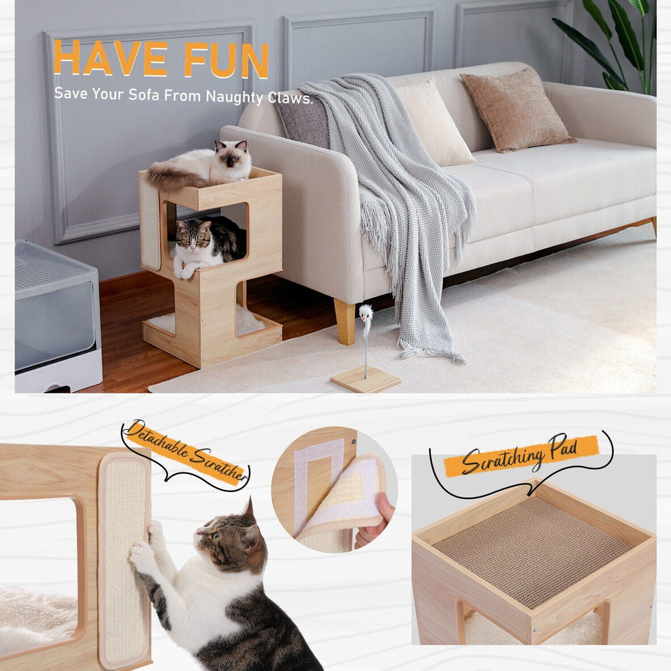 Cat Tree Palace - Cat Scratching Posts USA Cat Scratching Post Specialists | Cat Scratcher Trees & Poles 23" Cat Scratching Post / Tree / Pole Side Table