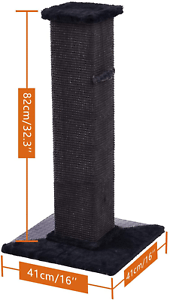 Cat Tree Palace - Cat Scratching Posts USA Cat Scratching Post Specialists | Cat Scratcher Trees & Poles 32.2" Cat Scratching Post / Tree / Pole - Grey Buy 32.2" Cat Scratching Post / Tree / Pole - Grey │ Cat Tree Palace