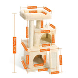 Cat Tree Palace - Cat Scratching Posts USA Cat Scratching Post Specialists | Cat Scratcher Trees & Poles 33.9" Cat Scratching Post / Tree / Pole - Beige Buy 33.9" Cat Scratch Post - Beige │Cat Tree Palace