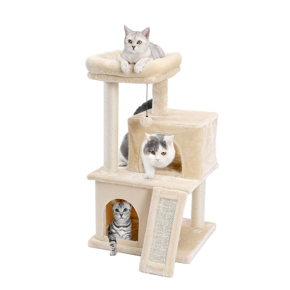 Cat Tree Palace - Cat Scratching Posts USA Cat Scratching Post Specialists | Cat Scratcher Trees & Poles 33.9" Cat Scratching Post / Tree / Pole - Beige Buy 33.9" Cat Scratch Post - Beige │Cat Tree Palace