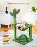 Cat Tree Palace - Cat Scratching Posts USA Cat Scratching Post Specialists | Cat Scratcher Trees & Poles 35.4" Cactus Cat Scratching Post / Tree / Pole - Green﻿