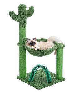 Cat Tree Palace - Cat Scratching Posts USA Cat Scratching Post Specialists | Cat Scratcher Trees & Poles 35.4" Cactus Cat Scratching Post / Tree / Pole - Green﻿