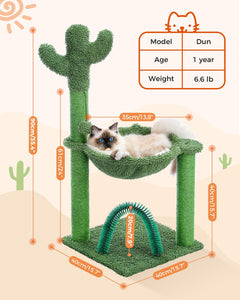 Cat Tree Palace - Cat Scratching Posts USA Cat Scratching Post Specialists | Cat Scratcher Trees & Poles 35.4" Cactus Cat Scratching Post / Tree / Pole - Green﻿