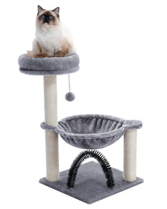 Cat Tree Palace - Cat Scratching Posts USA Cat Scratching Post Specialists | Cat Scratcher Trees & Poles 35.4" Cat Scratching Post / Tree / Pole - Grey
