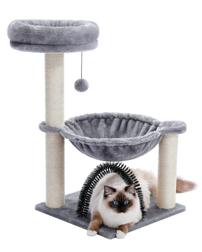 Cat Tree Palace - Cat Scratching Posts USA Cat Scratching Post Specialists | Cat Scratcher Trees & Poles 35.4" Cat Scratching Post / Tree / Pole - Grey
