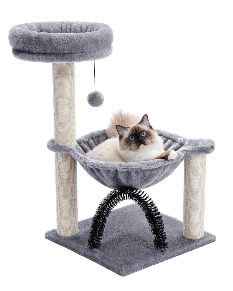 Cat Tree Palace - Cat Scratching Posts USA Cat Scratching Post Specialists | Cat Scratcher Trees & Poles 35.4" Cat Scratching Post / Tree / Pole - Grey