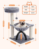 Cat Tree Palace - Cat Scratching Posts USA Cat Scratching Post Specialists | Cat Scratcher Trees & Poles 35.4" Cat Scratching Post / Tree / Pole - Grey
