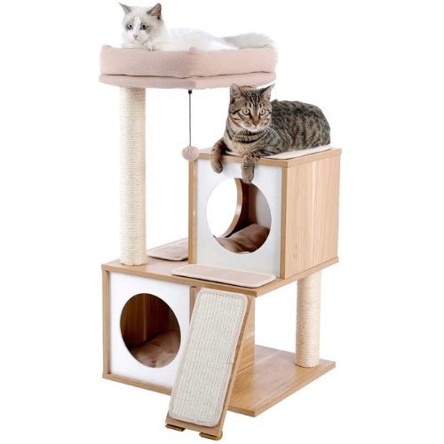 Cat Tree Palace - Cat Scratching Posts USA Cat Scratching Post Specialists | Cat Scratcher Trees & Poles 35" Cat Scratching Post / Tree / Pole - Beige & Wood Buy 35" Cat Scratch Post - Grey Coco │Cat Tree Palace
