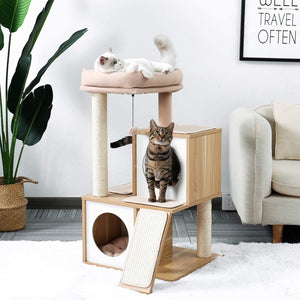 Cat Tree Palace - Cat Scratching Posts USA Cat Scratching Post Specialists | Cat Scratcher Trees & Poles 35" Cat Scratching Post / Tree / Pole - Beige & Wood Buy 35" Cat Scratch Post - Grey Coco │Cat Tree Palace