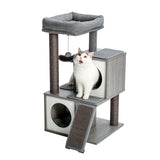 Cat Tree Palace - Cat Scratching Posts USA Cat Scratching Post Specialists | Cat Scratcher Trees & Poles 35" Cat Scratching Post / Tree / Pole - Grey Wood Buy 35" Cat Scratching Post / Tree / Pole - Grey Wood │ Cat Tree Palace