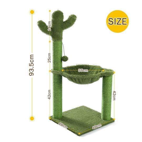 Cat Tree Palace - Cat Scratching Posts USA Cat Scratching Post Specialists | Cat Scratcher Trees & Poles 36.8" Cactus Cat Scratching Post / Tree / Pole - Green Buy 36.8" Cactus Cat Scratching Post / Tree / Pole │Cat Tree Palace