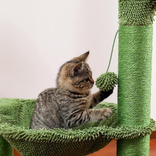 Cat Tree Palace - Cat Scratching Posts USA Cat Scratching Post Specialists | Cat Scratcher Trees & Poles 36.8" Cactus Cat Scratching Post / Tree / Pole - Green Buy 36.8" Cactus Cat Scratching Post / Tree / Pole │Cat Tree Palace