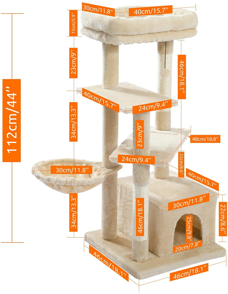 Cat Tree Palace - Cat Scratching Posts USA Cat Scratching Post Specialists | Cat Scratcher Trees & Poles 42.5" Cat Scratching Post / Tree / Pole - Beige Buy 42.5" Cat Scratching Post / Tree / Pole - Beige │ Cat Tree Palace