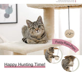 Cat Tree Palace - Cat Scratching Posts USA Cat Scratching Post Specialists | Cat Scratcher Trees & Poles 42.5" Cat Scratching Post / Tree / Pole - Beige Buy 42.5" Cat Scratching Post / Tree / Pole - Beige │ Cat Tree Palace
