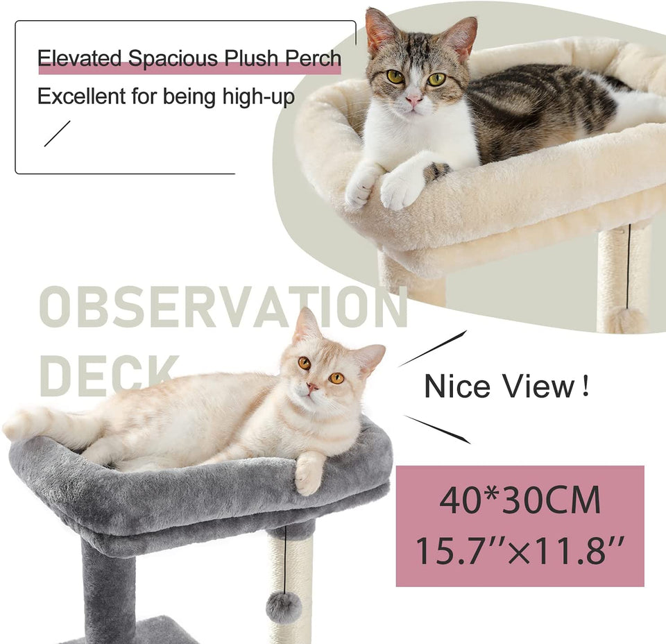 Cat Tree Palace - Cat Scratching Posts USA Cat Scratching Post Specialists | Cat Scratcher Trees & Poles 42.5" Cat Scratching Post / Tree / Pole - Grey Buy 42.5" Cat Scratching Post / Tree / Pole - Grey │ Cat Tree Palace