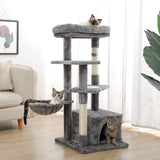 Cat Tree Palace - Cat Scratching Posts USA Cat Scratching Post Specialists | Cat Scratcher Trees & Poles 42.5" Cat Scratching Post / Tree / Pole - Grey Buy 42.5" Cat Scratching Post / Tree / Pole - Grey │ Cat Tree Palace