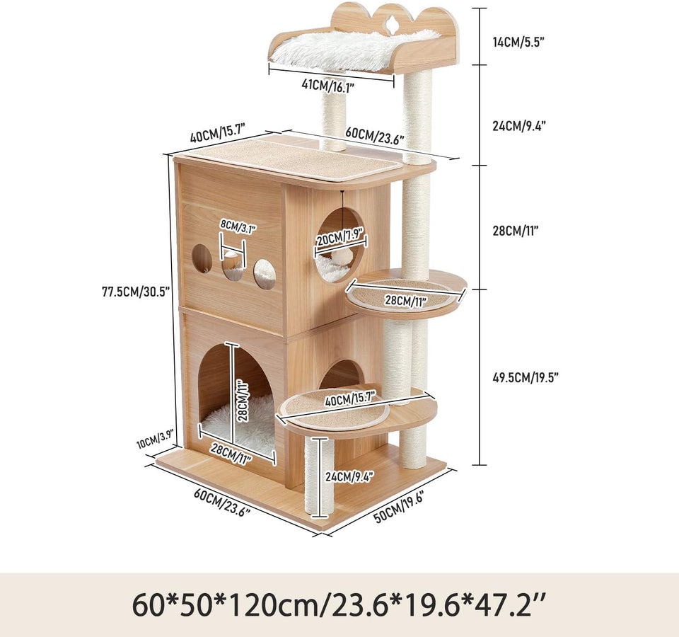 Cat Tree Palace - Cat Scratching Posts USA Cat Scratching Post Specialists | Cat Scratcher Trees & Poles 47.2" Cat Scratching Post / Tree / Pole - Beige Buy 47.2" Cat Scratching Post / Tree / Pole - Beige │ Cat Tree Palace