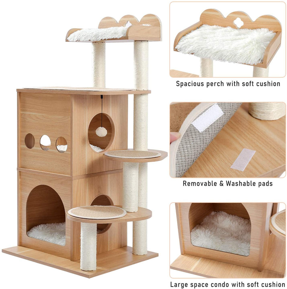 Cat Tree Palace - Cat Scratching Posts USA Cat Scratching Post Specialists | Cat Scratcher Trees & Poles 47.2" Cat Scratching Post / Tree / Pole - Beige Buy 47.2" Cat Scratching Post / Tree / Pole - Beige │ Cat Tree Palace