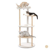 Cat Tree Palace - Cat Scratching Posts USA Cat Scratching Post Specialists | Cat Scratcher Trees & Poles 49" Cat Scratching Post / Tree / Pole - White Buy 49" Cat Scratching Post / Tree / Pole - White │ Cat Tree Palace