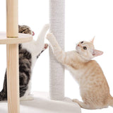 Cat Tree Palace - Cat Scratching Posts USA Cat Scratching Post Specialists | Cat Scratcher Trees & Poles 49" Cat Scratching Post / Tree / Pole - White Buy 49" Cat Scratching Post / Tree / Pole - White │ Cat Tree Palace