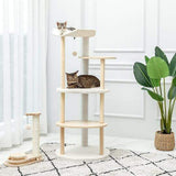 Cat Tree Palace - Cat Scratching Posts USA Cat Scratching Post Specialists | Cat Scratcher Trees & Poles 49" Cat Scratching Post / Tree / Pole - White Buy 49" Cat Scratching Post / Tree / Pole - White │ Cat Tree Palace