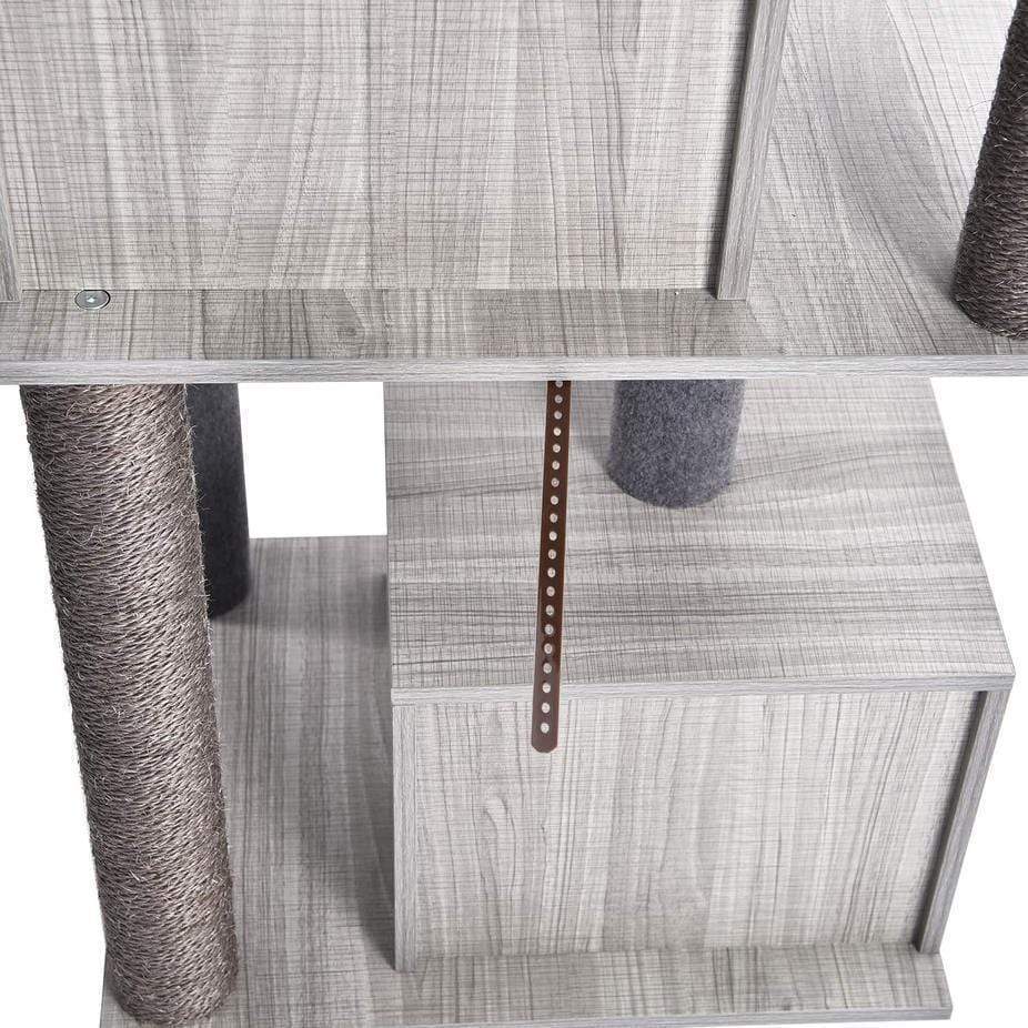 Cat Tree Palace - Cat Scratching Posts USA Cat Scratching Post Specialists | Cat Scratcher Trees & Poles 51.1" Cat Scratching Post / Tree / Pole - Grey Wood Buy 51.1" Cat Scratching Post / Tree / Pole - Grey │ Cat Tree Palace