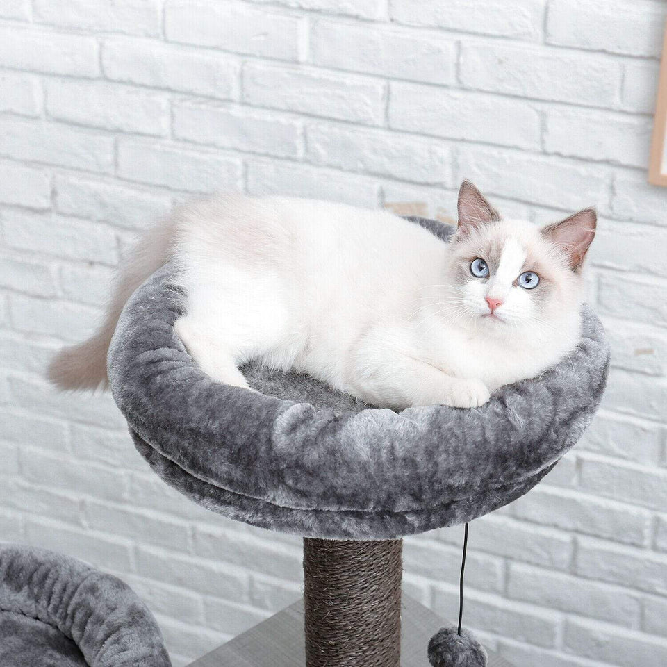 Cat Tree Palace - Cat Scratching Posts USA Cat Scratching Post Specialists | Cat Scratcher Trees & Poles 51.1" Cat Scratching Post / Tree / Pole - Grey Wood Buy 51.1" Cat Scratching Post / Tree / Pole - Grey │ Cat Tree Palace