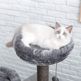 Cat Tree Palace - Cat Scratching Posts USA Cat Scratching Post Specialists | Cat Scratcher Trees & Poles 51.1" Cat Scratching Post / Tree / Pole - Grey Wood Buy 51.1" Cat Scratching Post / Tree / Pole - Grey │ Cat Tree Palace