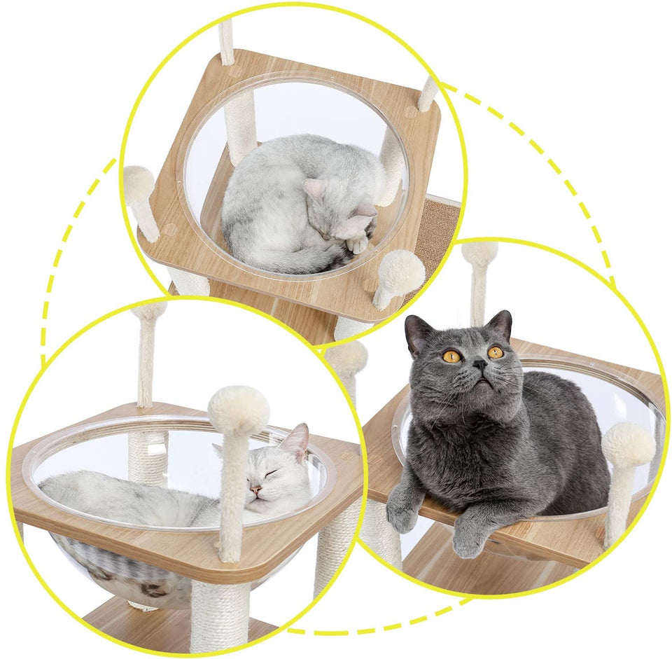 Cat Tree Palace - Cat Scratching Posts USA Cat Scratching Post Specialists | Cat Scratcher Trees & Poles 51.2" Deluxe Cat Scratching Post / Tree / Pole - Wood Buy 51.2" Deluxe Cat Scratching Post / Tree / Pole - Wood │Cat Tree Palace