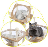 Cat Tree Palace - Cat Scratching Posts USA Cat Scratching Post Specialists | Cat Scratcher Trees & Poles 51.2" Deluxe Cat Scratching Post / Tree / Pole - Wood Buy 51.2" Deluxe Cat Scratching Post / Tree / Pole - Wood │Cat Tree Palace