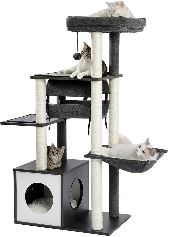 Cat Tree Palace - Cat Scratching Posts USA Cat Scratching Post Specialists | Cat Scratcher Trees & Poles 51.4" Cat Scratching Post / Tree / Pole - Black Buy 51.4" Cat Scratching Post / Tree / Pole - Black │ Cat Tree Palace