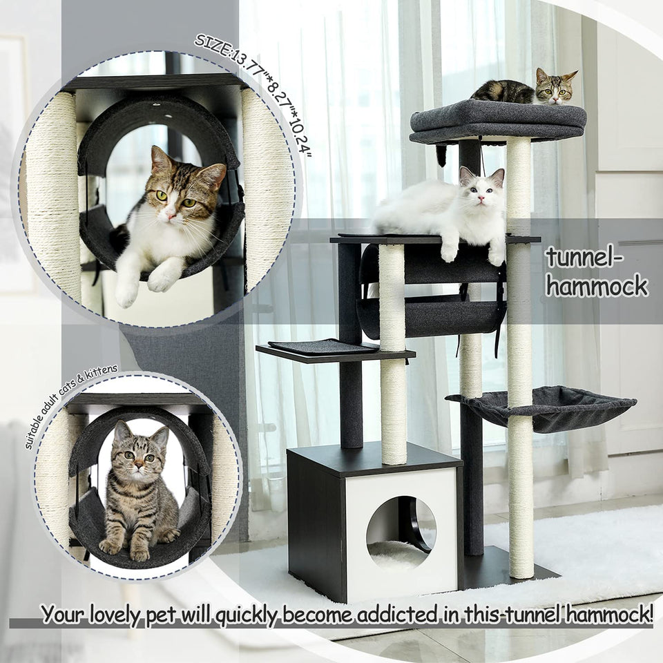 Cat Tree Palace - Cat Scratching Posts USA Cat Scratching Post Specialists | Cat Scratcher Trees & Poles 51.4" Cat Scratching Post / Tree / Pole - Black Buy 51.4" Cat Scratching Post / Tree / Pole - Black │ Cat Tree Palace
