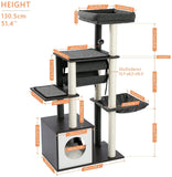 Cat Tree Palace - Cat Scratching Posts USA Cat Scratching Post Specialists | Cat Scratcher Trees & Poles 51.4" Cat Scratching Post / Tree / Pole - Black Buy 51.4" Cat Scratching Post / Tree / Pole - Black │ Cat Tree Palace