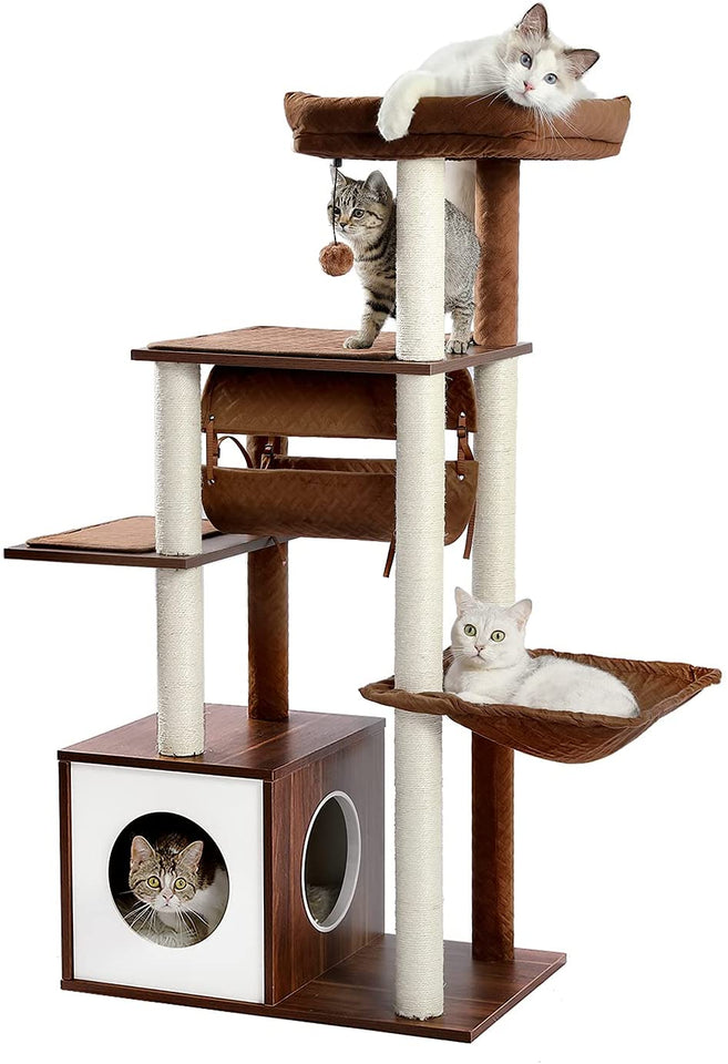 Cat Tree Palace - Cat Scratching Posts USA Cat Scratching Post Specialists | Cat Scratcher Trees & Poles 51.4" Cat Scratching Post / Tree / Pole - Brown Buy 51.4" Cat Scratching Post / Tree / Pole - Brown │ Cat Tree Palace