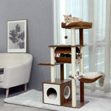 Cat Tree Palace - Cat Scratching Posts USA Cat Scratching Post Specialists | Cat Scratcher Trees & Poles 51.4" Cat Scratching Post / Tree / Pole - Brown Buy 51.4" Cat Scratching Post / Tree / Pole - Brown │ Cat Tree Palace