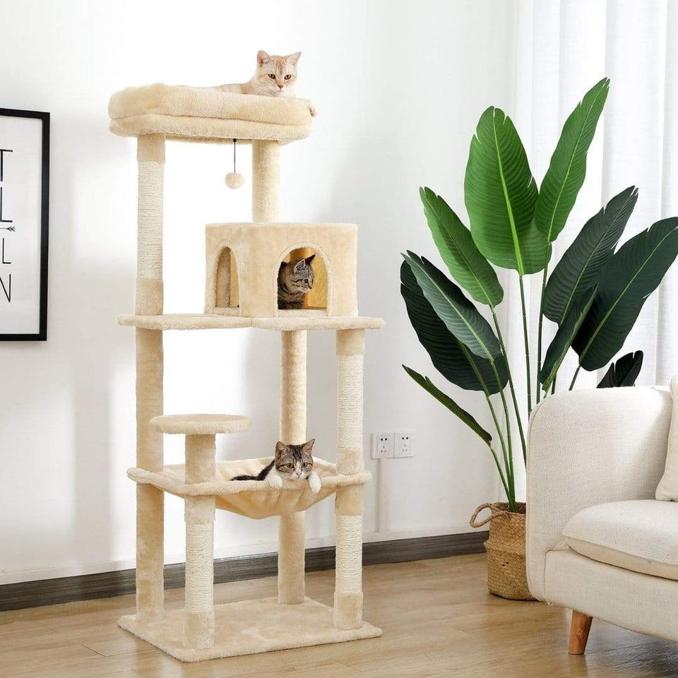 Cat Tree Palace - Cat Scratching Posts USA Cat Scratching Post Specialists | Cat Scratcher Trees & Poles 56.3" Cat Scratching Post / Tree / Pole - Beige Buy 56.3" Cat Scratching Post / Tree / Pole - Beige │ Cat Tree Palace