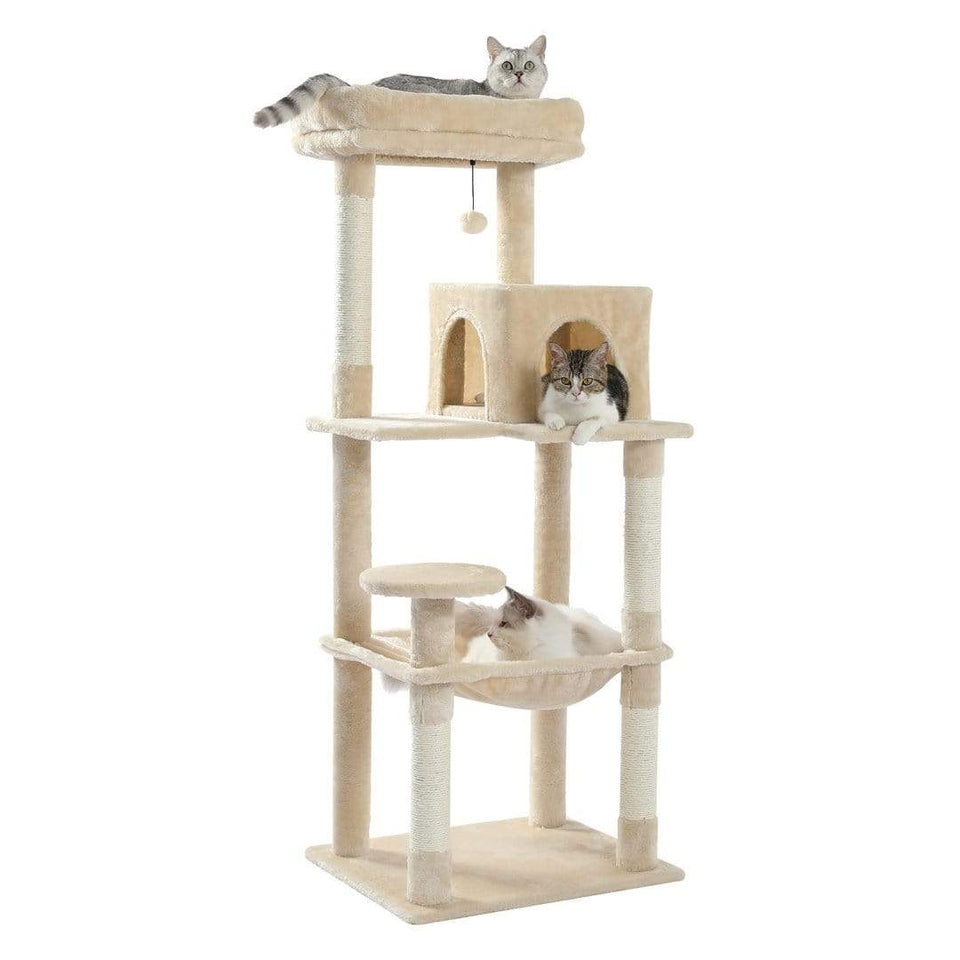 Cat Tree Palace - Cat Scratching Posts USA Cat Scratching Post Specialists | Cat Scratcher Trees & Poles 56.3" Cat Scratching Post / Tree / Pole - Beige Buy 56.3" Cat Scratching Post / Tree / Pole - Beige │ Cat Tree Palace