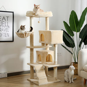 Cat Tree Palace - Cat Scratching Posts USA Cat Scratching Post Specialists | Cat Scratcher Trees & Poles 57" Cat Scratching Post / Tree / Pole - Beige Buy 57" Cat Scratching Post / Tree / Pole - Beige │ Cat Tree Palace