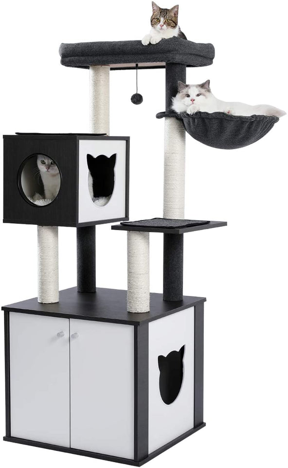 Cat Tree Palace - Cat Scratching Posts USA Cat Scratching Post Specialists | Cat Scratcher Trees & Poles 59" Cat Scratching Post / Tree / Pole - Black Buy 59" Cat Scratching Post / Tree / Pole - Black │ Cat Tree Palace