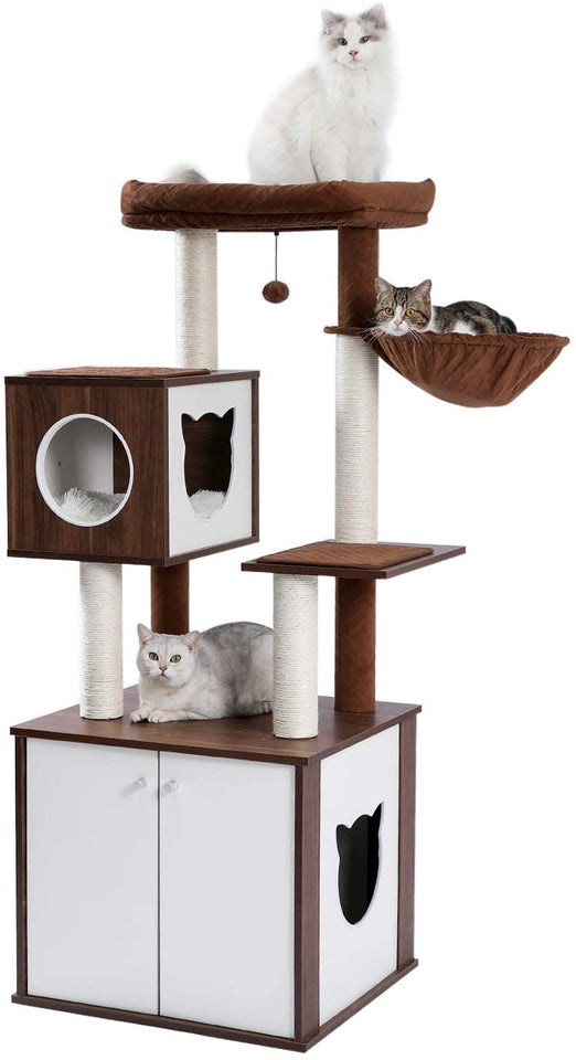 Cat Tree Palace - Cat Scratching Posts USA Cat Scratching Post Specialists | Cat Scratcher Trees & Poles 59" Cat Scratching Post / Tree / Pole - Brown Buy 59" Cat Scratching Post / Tree / Pole - Brown │ Cat Tree Palace