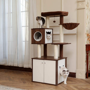 Cat Tree Palace - Cat Scratching Posts USA Cat Scratching Post Specialists | Cat Scratcher Trees & Poles 59" Cat Scratching Post / Tree / Pole - Brown Buy 59" Cat Scratching Post / Tree / Pole - Brown │ Cat Tree Palace
