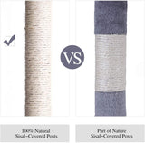 Cat Tree Palace - Cat Scratching Posts USA Cat Scratching Post Specialists | Cat Scratcher Trees & Poles 6.3" Cat Scratching Post / Tree / Pole - Grey Buy 6.3" Cat Scratching Post / Tree / Pole - Grey │ Cat Tree Palace