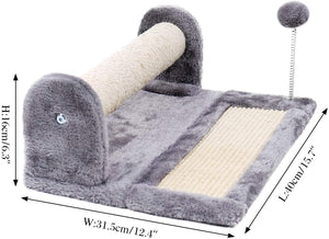 Cat Tree Palace - Cat Scratching Posts USA Cat Scratching Post Specialists | Cat Scratcher Trees & Poles 6.3" Cat Scratching Post / Tree / Pole - Grey Buy 6.3" Cat Scratching Post / Tree / Pole - Grey │ Cat Tree Palace